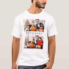 Minimalistisches, modernes, glückliches Halloween T-Shirt