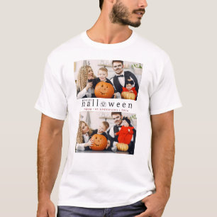 Minimalistisches, modernes, glückliches Halloween  T-Shirt