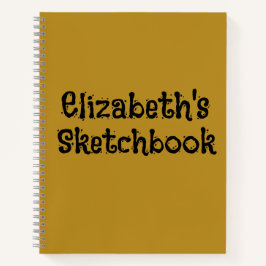 Minimalistisches, modernes Handy-Skript - Custom S Notizblock