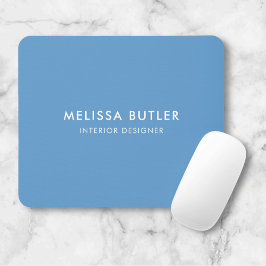Minimalistisches, modernes hellblaues Mouse Pad Mousepad