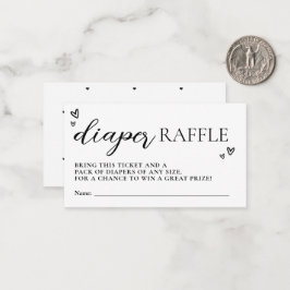 Minimalistisches, modernes Hello Baby Duschduschma Mitteilungskarte