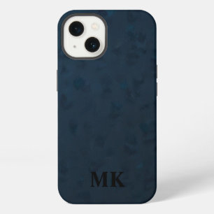 Minimalistisches modernes Initial-Monogramm iPhone 13 Hülle