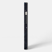 Minimalistisches modernes Initial-Monogramm iPhone Hülle (Linke Seite)