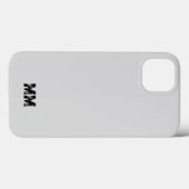 Minimalistisches modernes iPhone-Case Case-Mate iPhone Hülle (Rückseite (Horizontal))