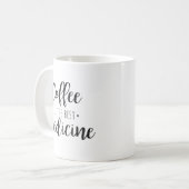 Minimalistisches, modernes, klassisches Schwarz Kaffeetasse (Vorderseite Links)