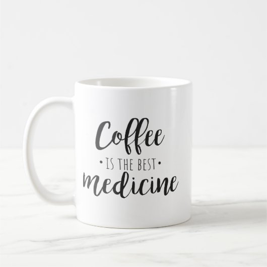 Minimalistisches, modernes, klassisches Schwarz Kaffeetasse (Links)
