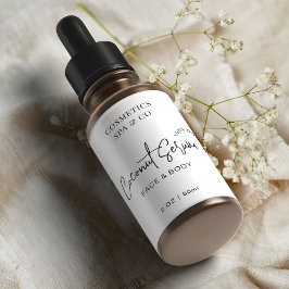 Minimalistisches modernes Kosmetikprodukt Flasche 