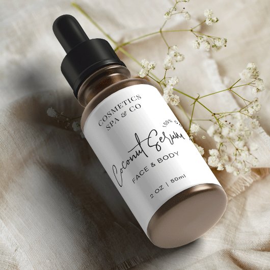 Minimalistisches modernes Kosmetikprodukt Flasche