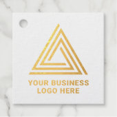 Minimalistisches, modernes Kraft-Business-Logo Geschenkanhänger (Vorderseite)