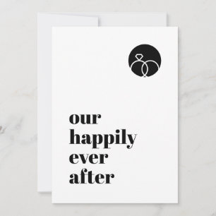 Minimalistisches modernes, kühnes Schriftbild für Save The Date