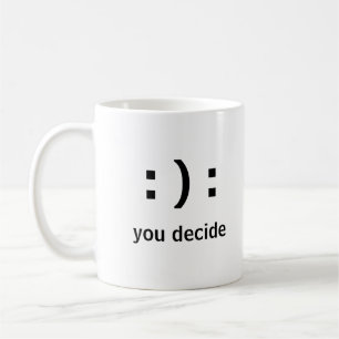 Minimalistisches modernes Lächeln oder Frosch Sie  Kaffeetasse