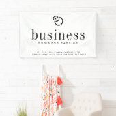 Minimalistisches, modernes Logo mit eleganten Firm Banner (Insitu)