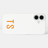 Minimalistisches modernes Monogramm Anfangsbuchsta Case-Mate iPhone Hülle (Rückseite (Horizontal))