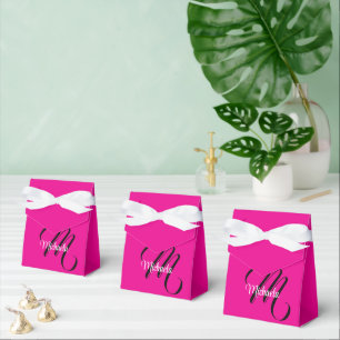 Minimalistisches modernes Monogramm Anfangsname Ho Geschenkschachtel