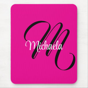 Minimalistisches modernes Monogramm Anfangsname Ho Mousepad