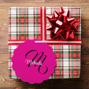 Minimalistisches modernes Monogramm Anfangsname Ho Ornament Karte