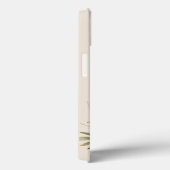 Minimalistisches modernes Monogramm-Elegant Case-Mate iPhone Hülle (Rückseite / Rechts)