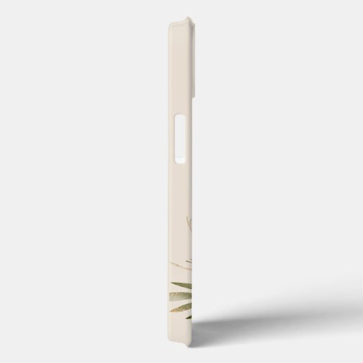 Minimalistisches modernes Monogramm-Elegant Case-Mate iPhone Hülle (Rückseite / Rechts)