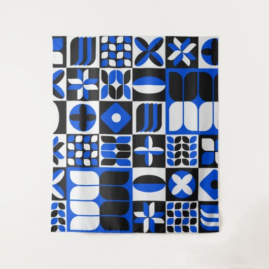 Minimalistisches modernes Muster Kaffeemaschine Ta Wandteppich (Vorderseite)