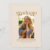 Minimalistisches modernes, neutrales Foto Ankündigung (Vorne/Hinten)