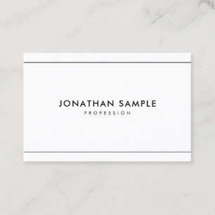 Minimalistisches modernes professionelles einfache visitenkarte