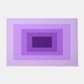 Minimalistisches modernes Rechteck Geometrisches L Fußmatte (Vorderseite)