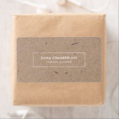 Minimalistisches, modernes, rustikales Kraftpapier (Insitu)