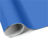 Minimalistisches Modernes Saphirblau Geschenkpapier (Rolleneckpunkt)
