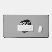 Minimalistisches, modernes, Schlicht-hellgraues Lo Schreibtischunterlage (Tastatur & Maus)