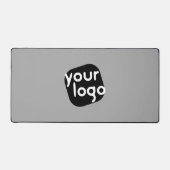 Minimalistisches, modernes, Schlicht-hellgraues Lo Schreibtischunterlage (Vorderseite)