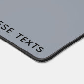 Minimalistisches, modernes, Schlicht-hellgraues Lo Schreibtischunterlage (Ecke)