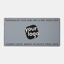 Minimalistisches, modernes, Schlicht-hellgraues Lo Schreibtischunterlage