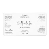 Minimalistisches, modernes Script Room Spray Flasc (Vorne)