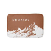 Minimalistisches modernes Siena Badematte (Vorderseite)