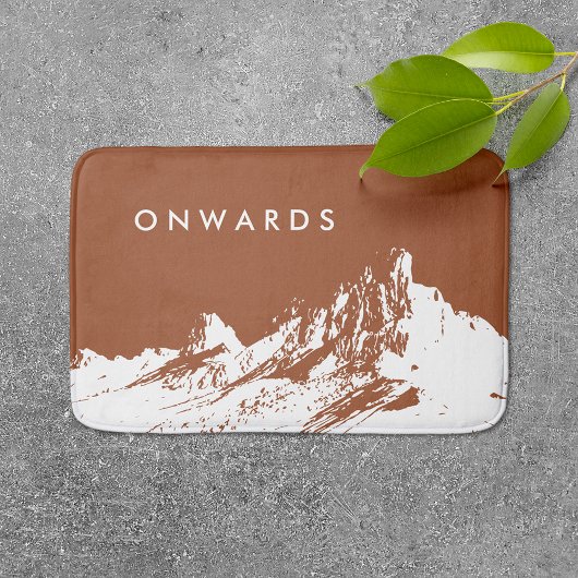 Minimalistisches modernes Siena Badematte