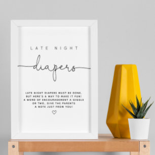 Minimalistisches modernes Spätabenteuerspiel Poster