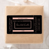 Minimalistisches, modernes Typografie-Schwarzprodu (Insitu)