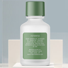 Minimalistisches, modernes Umweltzeichen Quadratischer Aufkleber