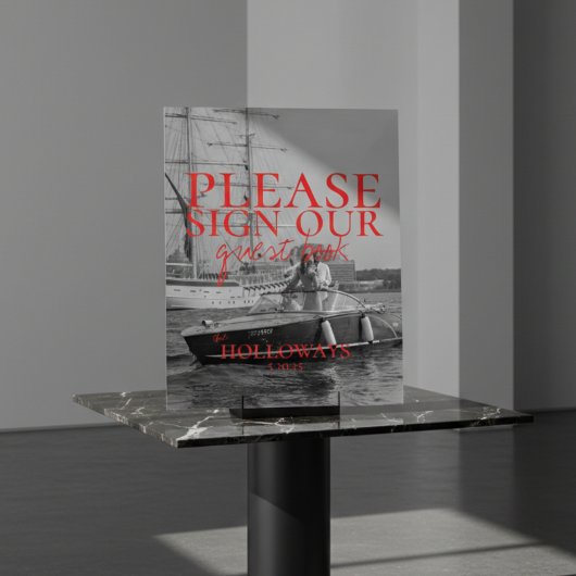 Minimalistisches, modernes und handgeschriebenes G Acrylschild