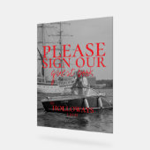 Minimalistisches, modernes und handgeschriebenes G Acrylschild (Winkel)