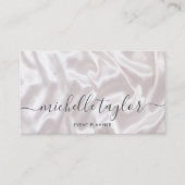 Minimalistisches, modernes Unterschriftsskript aus Visitenkarte (Vorderseite)