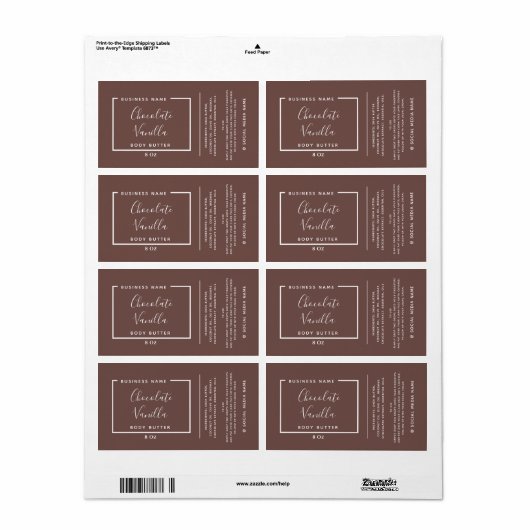 Minimalistisches, modernes Zimtprodukt (Vorne)