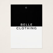 Minimalistisches Monogram, Modernes Business Hang (Vorderseite)