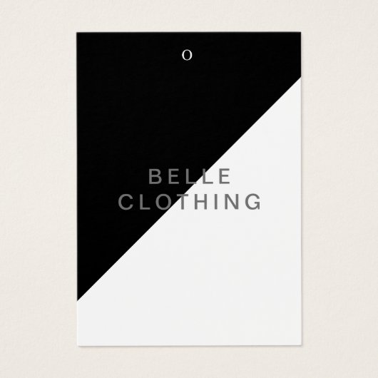 Minimalistisches Monogram, Modernes Business Hang (Vorderseite)