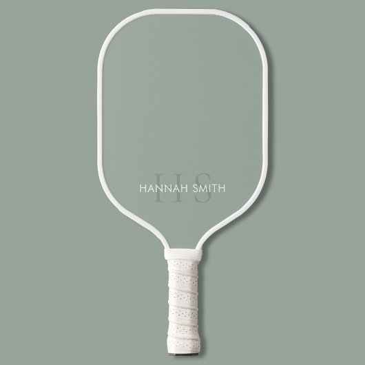 Minimalistisches Monogramm für die neueste Version Pickleball Schläger