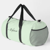 Minimalistisches Monogramm für einfachen Namen Duffle Bag (Rechte Ecke)