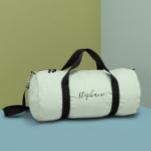 Minimalistisches Monogramm für einfachen Namen Duffle Bag