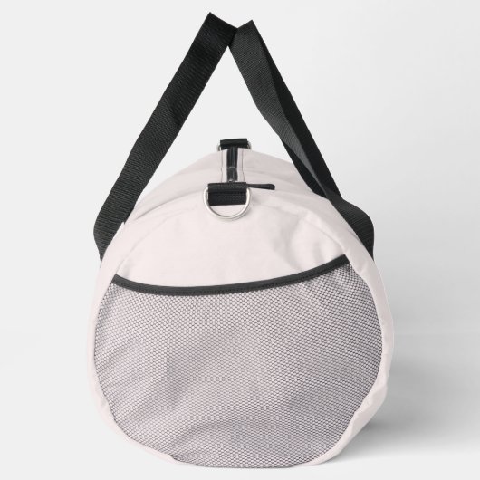 Minimalistisches Monogramm Initial- und Namenspate Duffle Bag (Rechts)