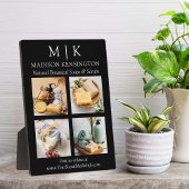 Minimalistisches Monogramm oder Add-Logo-Business Fotoplatte