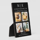 Minimalistisches Monogramm oder Add-Logo-Business Fotoplatte (Seite)